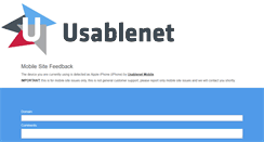 Desktop Screenshot of mobile.usablenet.com
